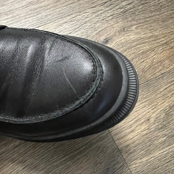 Portland Leather Patina Zoe Chunky Loafers Black Size 10.5 - Picture 12 of 14